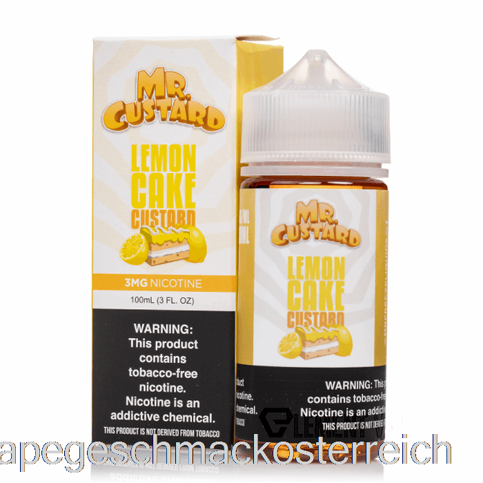 Lemoncake Custard – Mr Custard – 100 Ml, 3 Mg Vape-Geschmack